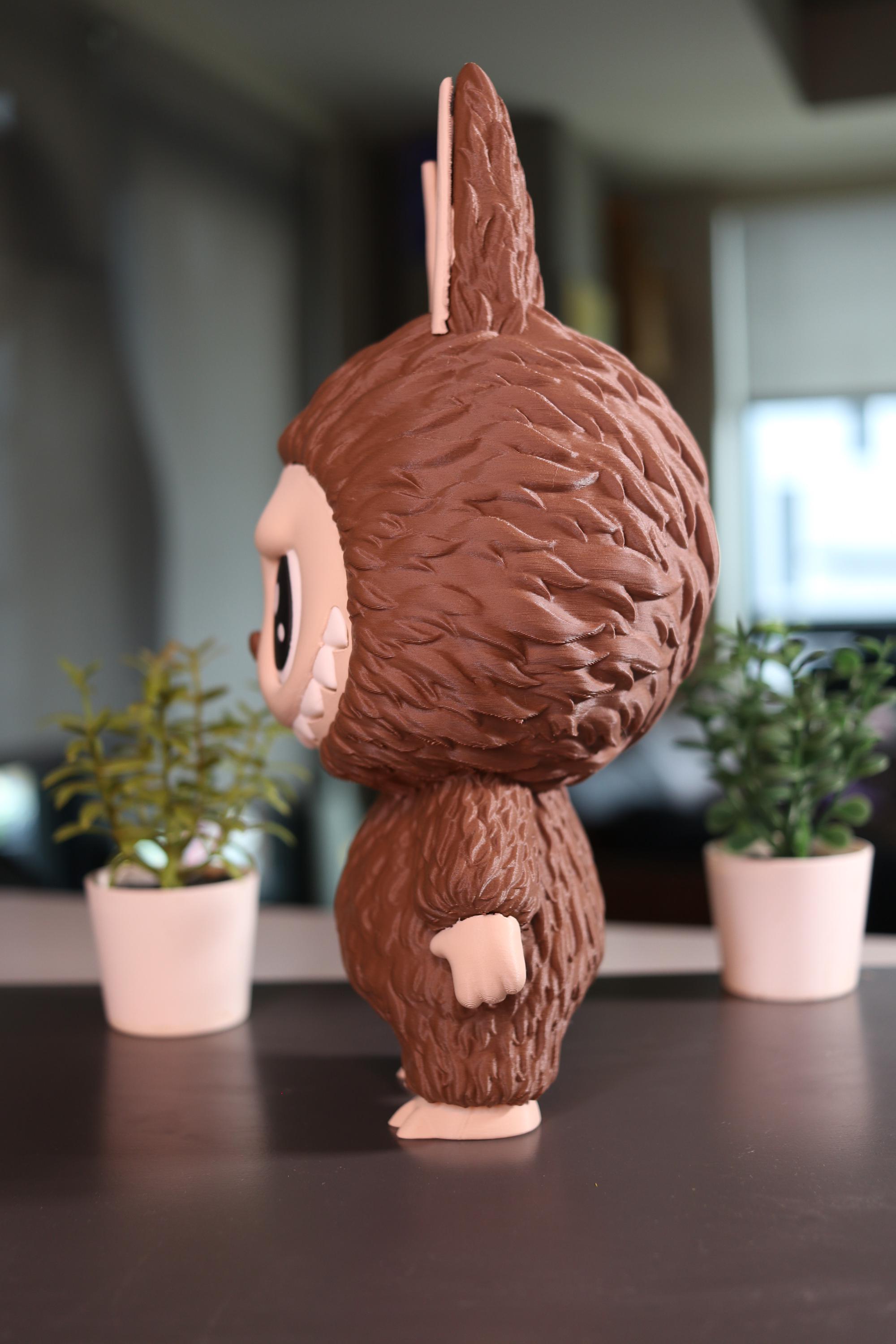 Labubu 9.5” Tall 3D Printed Matte Brown - Etsy