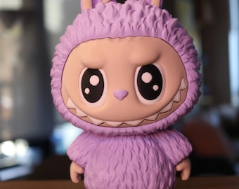 Labubu 9.5” tall 3D printed matte Lilac