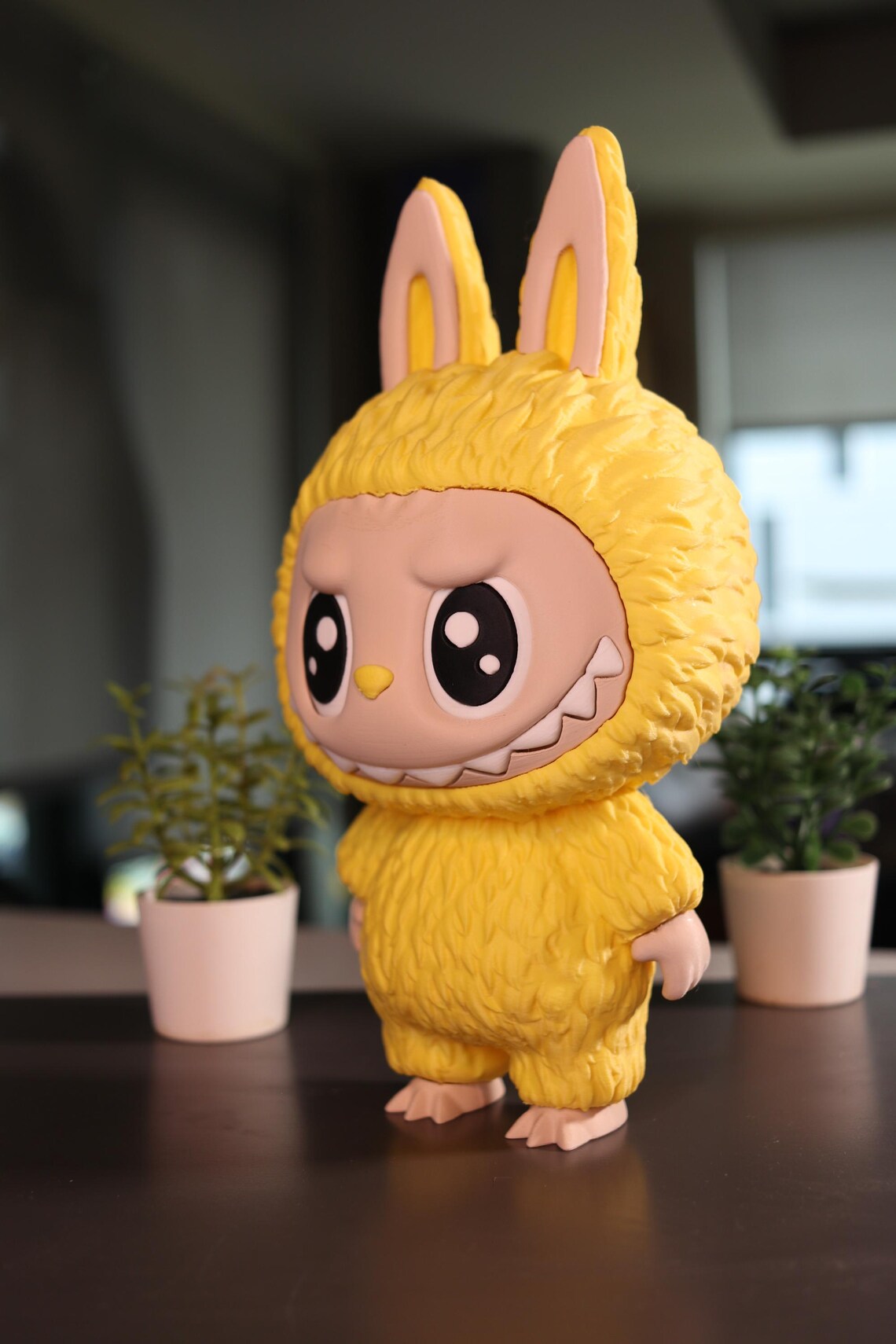 Labubu Yellow Box Labubu 9.5” Tall 3D Printed Matte Yellow - Etsy
