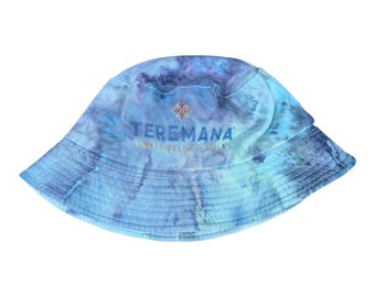Eis gefärbter Upcycled Batik Fischerhut - Versandfertig | Hippie Kleidung | Mann Geschenk | Einzigartige Tie Dye