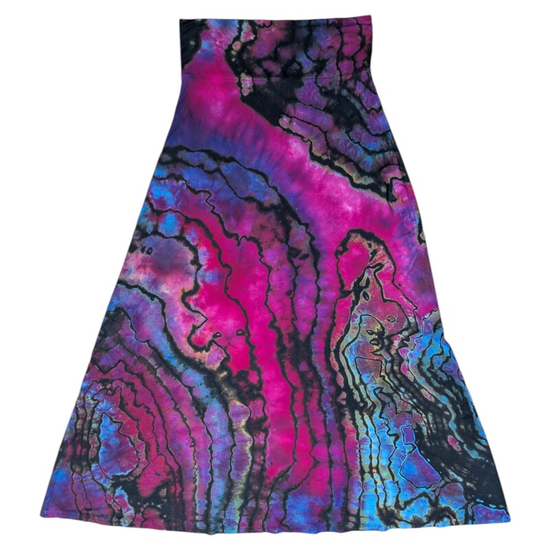 Quality Tie-Dye Linen Skirt
