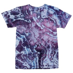Ice Dyed Men&#39;s Small Tie-dye T-Shirt - Ready to Ship | Hippie Clothes | Man Gift | Unique Tie Dye