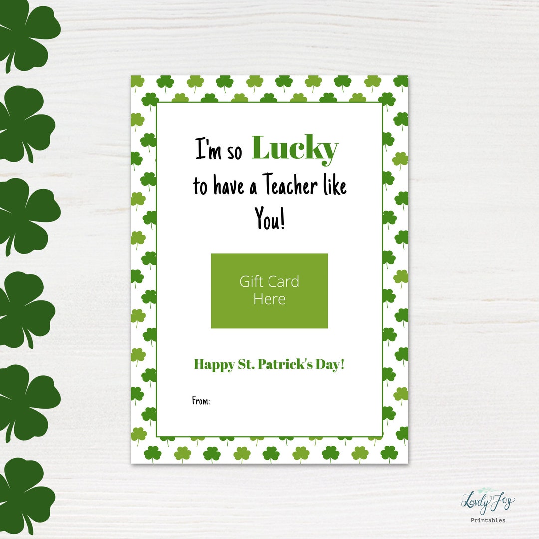 st pattys day gifts for teachers