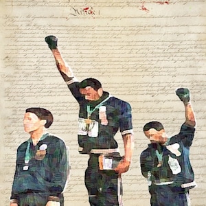 Digitale download - 1968 Black Power Salute