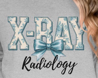 Floral X-Ray Radiologie T-Shirt PNG Design, Radiologie Technologe Sublimation digitaler Download, Röntgen digitaler Download Design