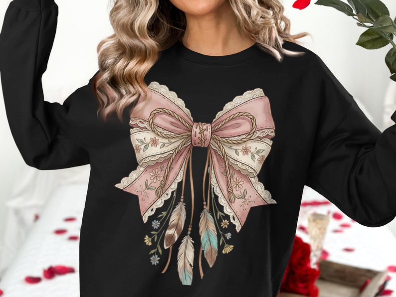 Pacote de PNGs Boho Western, Gráficos de Cowgirl Mama, Designs de Camisetas Boho Western, PNG Country Moderno para Download Digital (SOMENTE) imagem 2