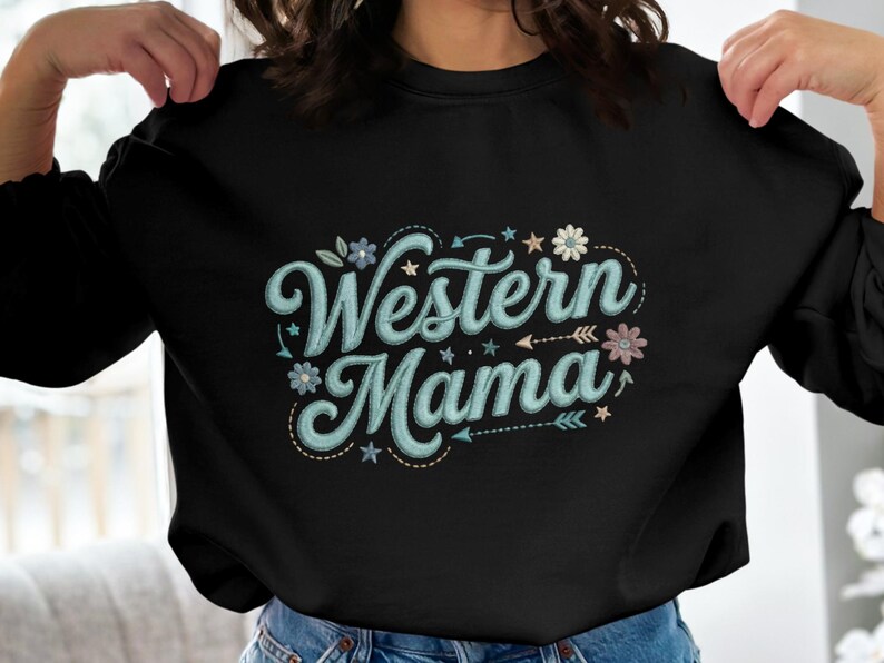Pacote de PNGs Boho Western, Gráficos de Cowgirl Mama, Designs de Camisetas Boho Western, PNG Country Moderno para Download Digital (SOMENTE) imagem 6