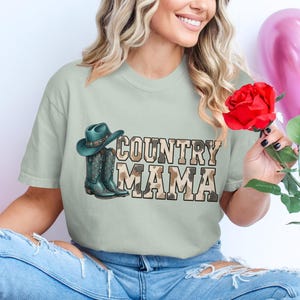 Pacote de PNGs Boho Western, Gráficos de Cowgirl Mama, Designs de Camisetas Boho Western, PNG Country Moderno para Download Digital (SOMENTE) imagem 4