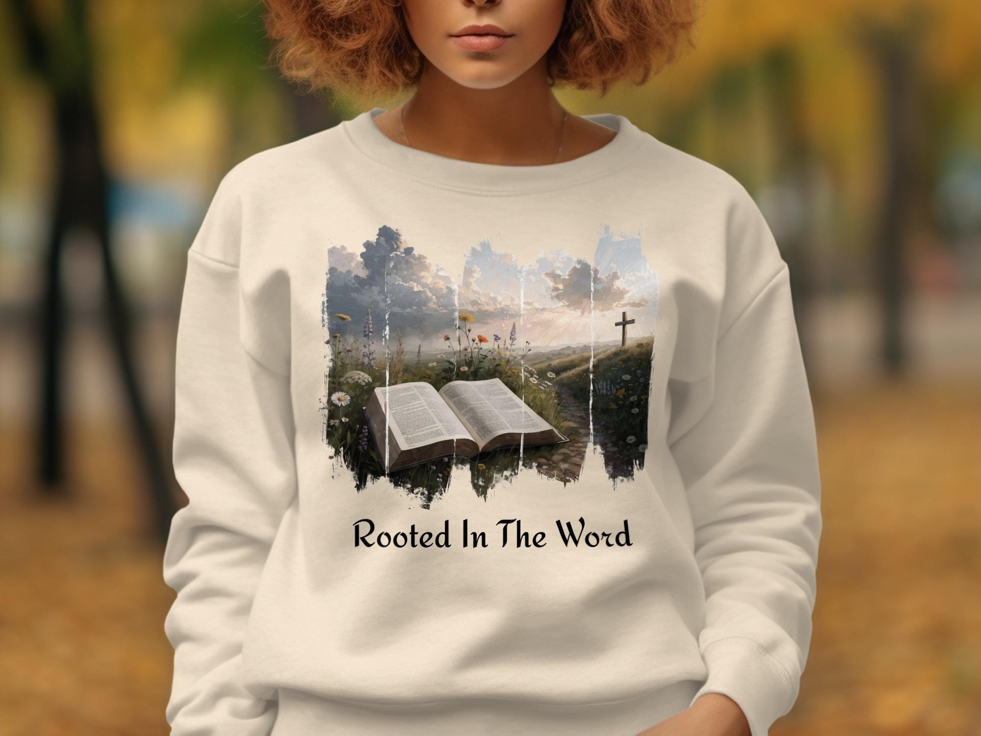 Christian Bible Shirt PNG, Rooted in the Word, Scripture Faith Design ...