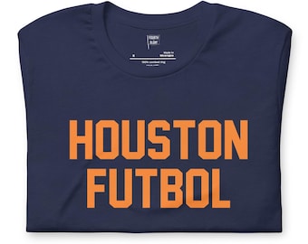 Houston - Houston Futbol T-Shirt - Vintage Soccer Apparel - Men's & Women's T-Shirt