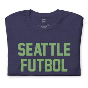 Seattle - Seattle Futbol T-Shirt - Vintage Soccer Apparel - Men&#39;s & Women&#39;s T-Shirt
