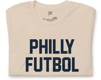 Philadelphia - Philly Futbol T-Shirt - Vintage Soccer Apparel - Men's & Women's T-Shirt