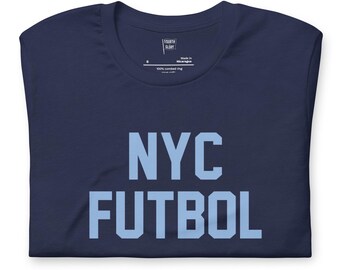 New York City - NYC Futbol T-Shirt - Vintage Soccer Apparel - Men's & Women's T-Shirt