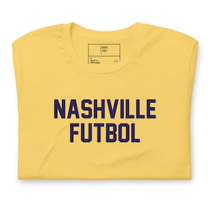 Tennessee - Nashville - Nashville Futbol T-Shirt - Vintage Soccer Apparel - Men&#39;s & Women&#39;s T-Shirt