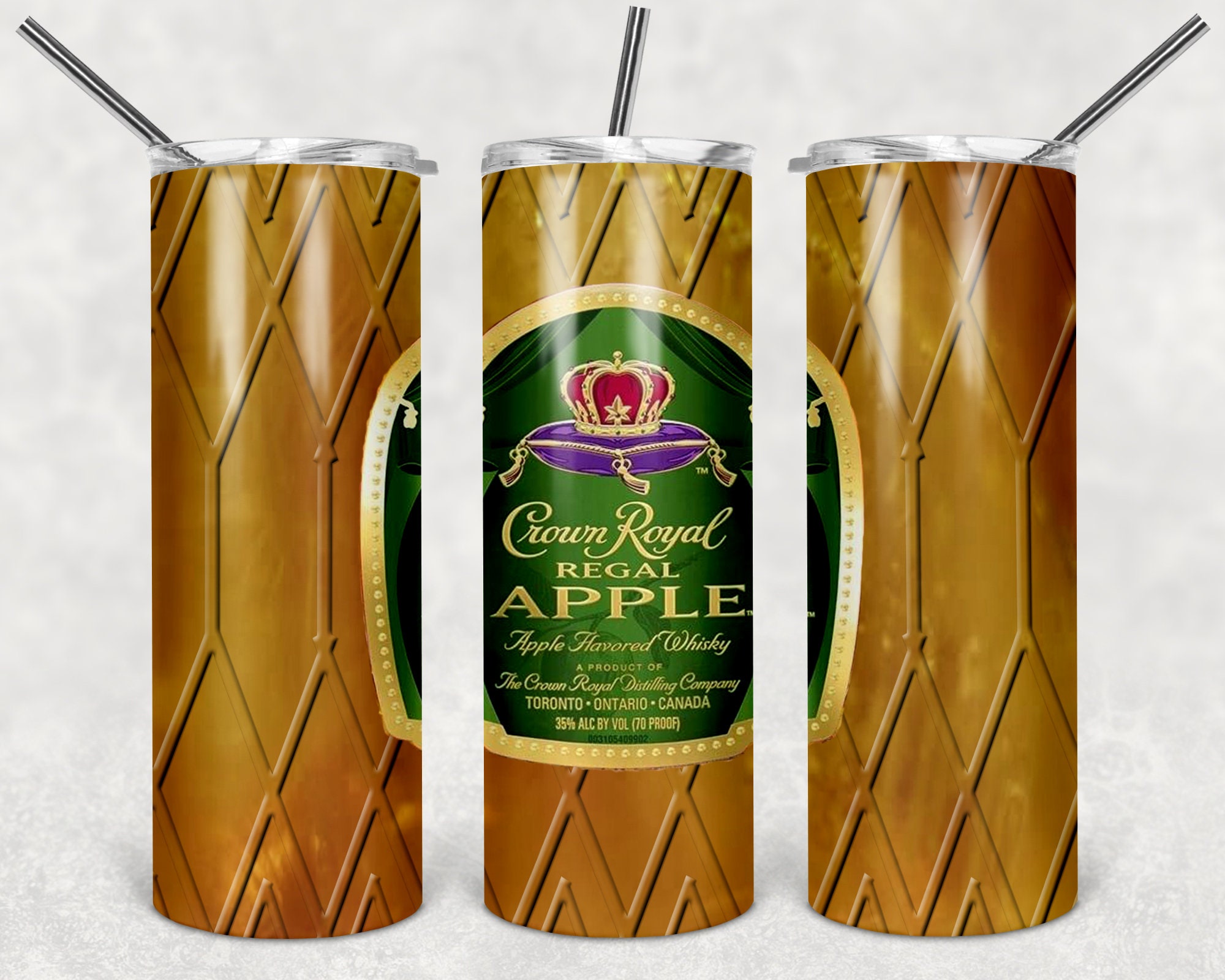 Crown Apple Tumblers Crown Apple Bottle Sublimation 20 Etsy