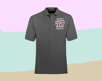 Embroidered Business Polo Shirt – 100% Cotton, Your Logo