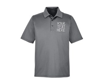 Fit Polyester Polo Shirt Work Shirts | Custom Performance Polyester Polo personalized Shirt Golf Custom Logo Design unisex