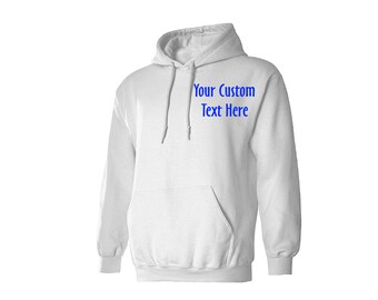 Personalized Embroidered Hoodie: Custom Stitched Logo Pullover