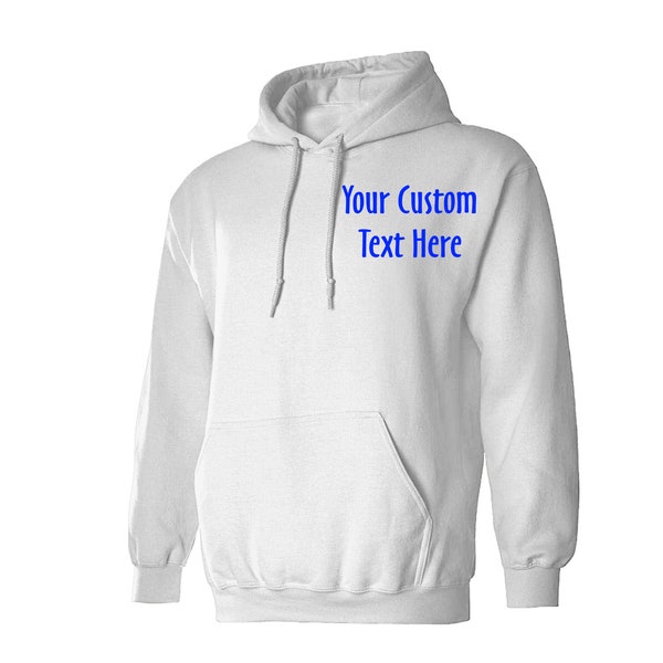 Personalized Hoodie Sweater | Sweatshirt Long sleeve Hoodie Hooded sweater pullover Embroidered Logo Custom handmade stitched text