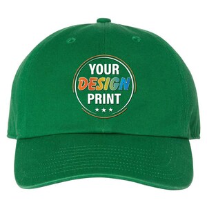 Custom Baseball Cap with Your Text,Personalized Adjustable - Custom Embroidered Personalized Cap Unisex Logo Art