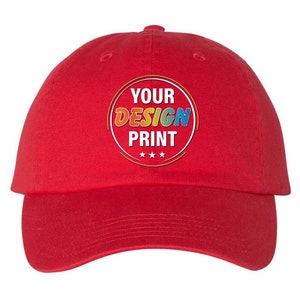 Hats Baseball Cap Personalized Your Text Photo Logo AdjustableTrucker CapsHat Unisex Artwork Design Unisex Structured Adjustable Strap