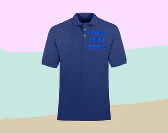 Soft Cotton Logo Polo – Custom Embroidery, Business Style