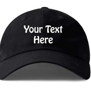 Custom Baseball Cap with Your Text/Image, Personalized Adjustable Custom made Logo Artwork Design Unisex Structured Adjustable Strap