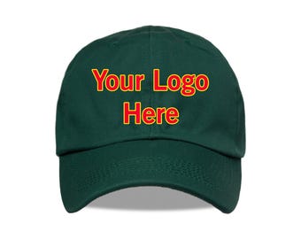 Embroidered Monogram Hat – Custom Vintage Dad Cap
