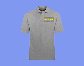 Embroidered Name or Logo Polo – Soft Cotton, Business Wear