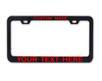 thumbnail image 2 of General Tag Custom Laser Engraved License Plate Frame – Heavy Duty Aluminum, Made In USA, Any Design 2 of 4