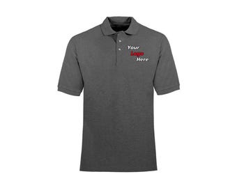 Custom Embroidered Cotton Polo: Personalized Logo Design