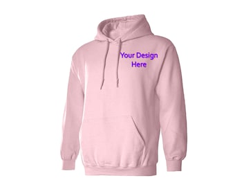 Custom Embroidered Hoodie: Personalized Stitched Logo Pullover