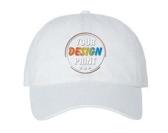 Personalized Baseball Cap,Custom Embroidered Text All Cotton Made Dad Hat Adjustable Logo Artwork Design Unisex Structured Adjustable Strap