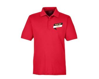 Embroidered Custom Logo Polyester Polo Shirt: Personalized Golf Sport Shirt
