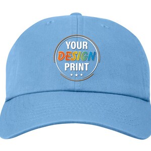 Custom Embroidered Baseball Cap: Personalized Unisex Cotton Twill Sun Cap