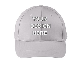 Personalized Embroidered Baseball Hat - 6 Panel Cotton Hat, Unisex, Custom Logo/Text