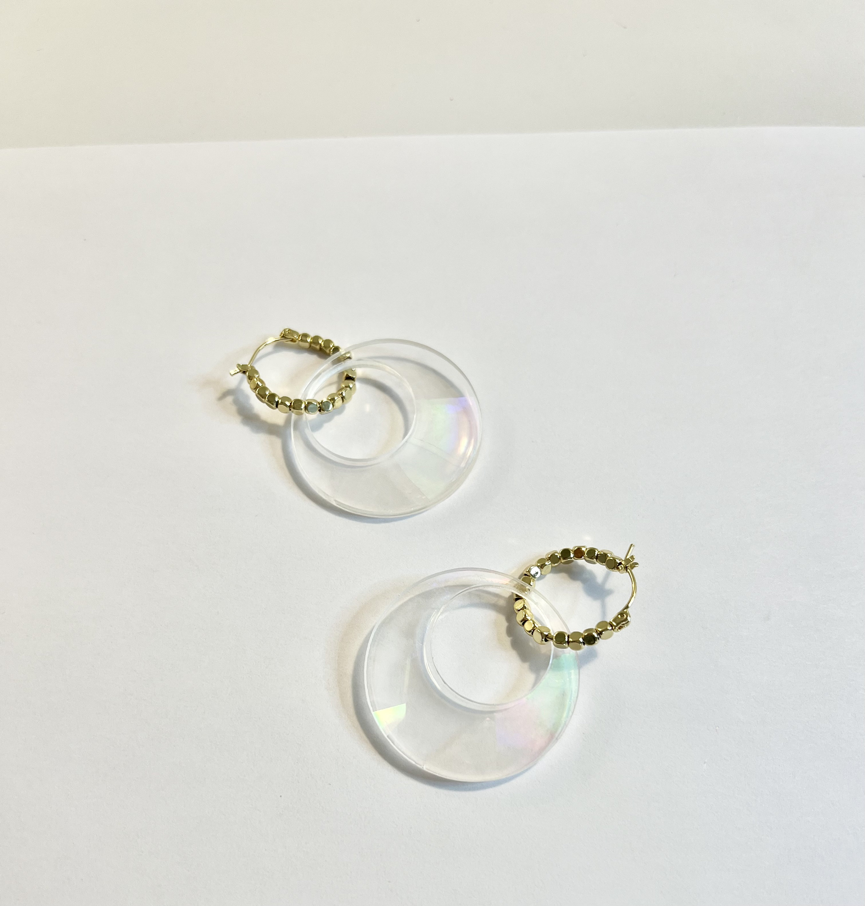 Orecchini A Cerchio In Legno Unicorno Arcobaleno – Pendenti Rotondi Hippie Chic Per Donna
