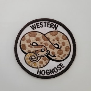 Hognose Snake Patch - Cute Western Hognose for snake lovers!