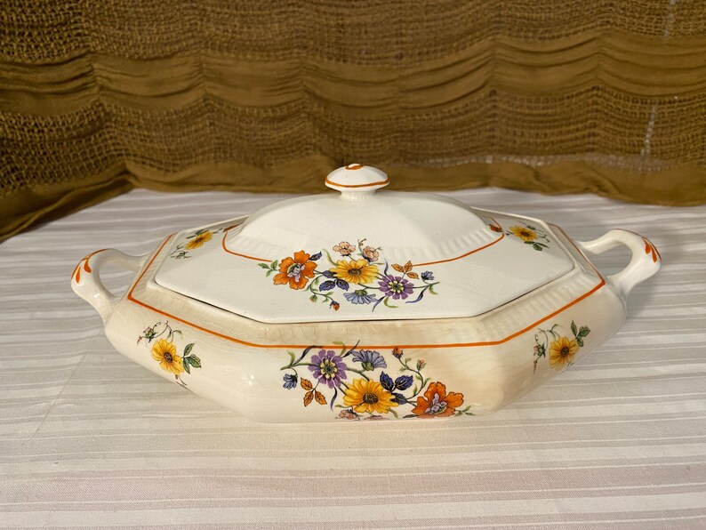 Vintage Thompson Pottery Serving Dish With Lid - Etsy
