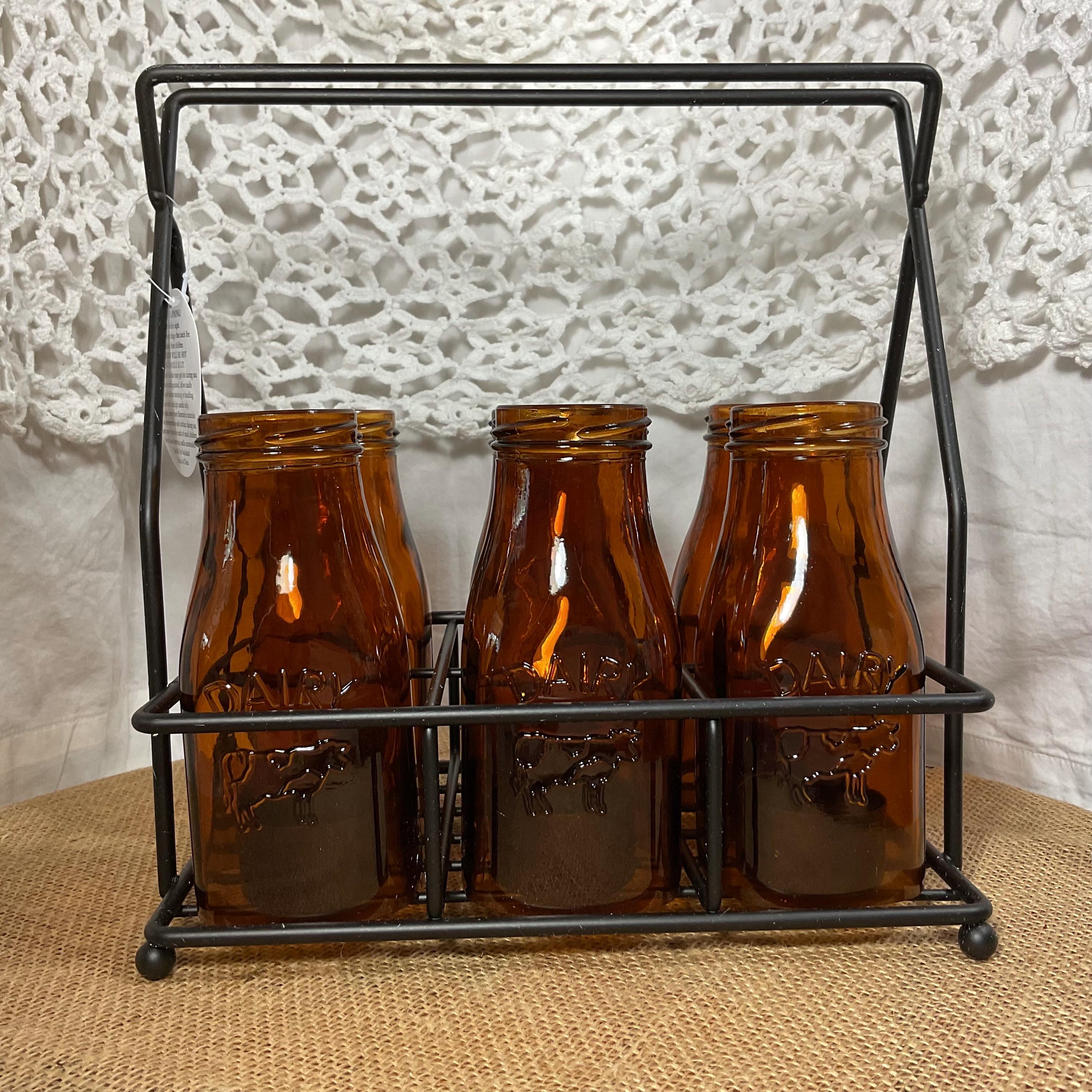 アントステラ　ボトルキャリア　仕切り６つ　ヴィンテージ　ミルクボトル Vintage 6 Milk Bottle Carrier - Etsy