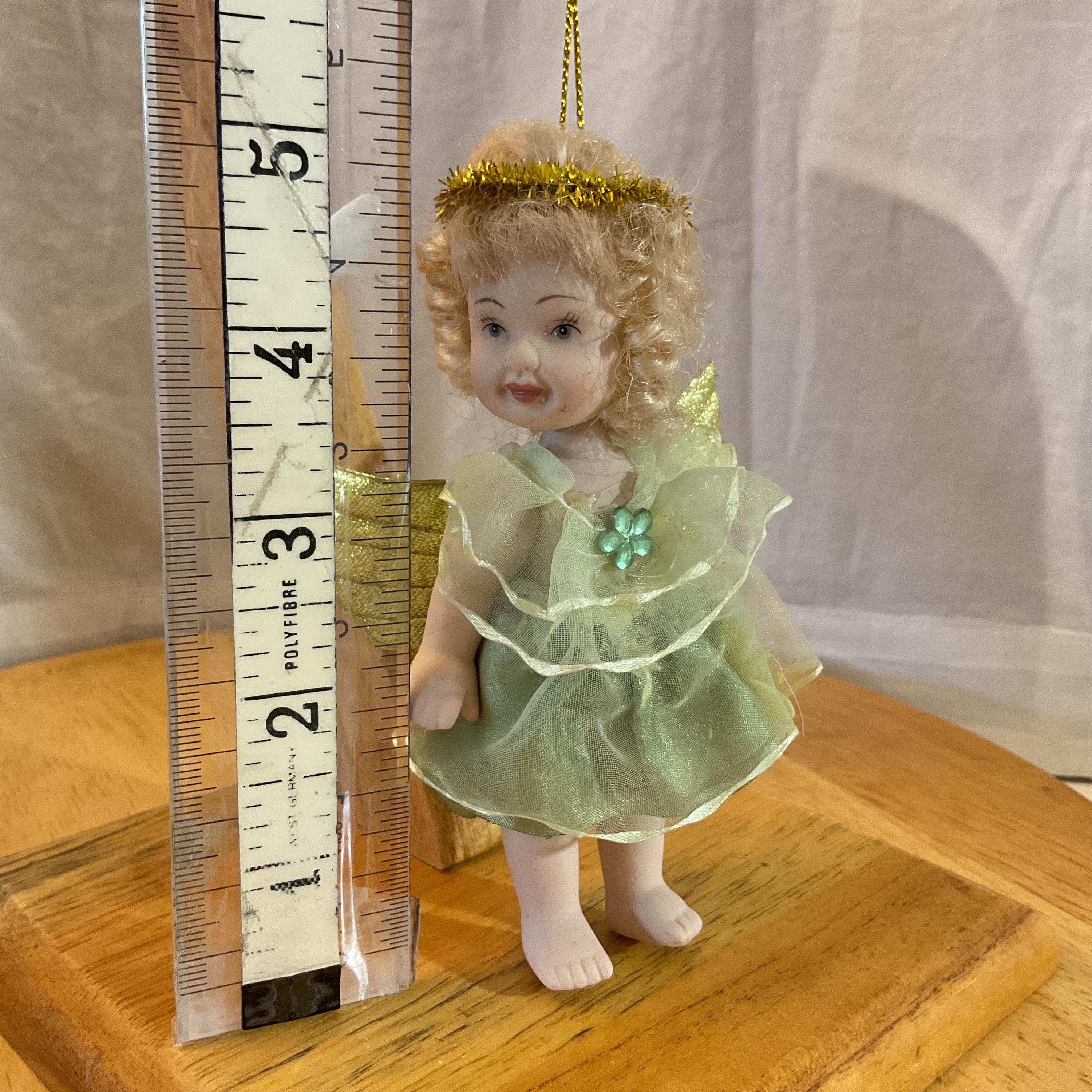 ヴィンテージのミニチュア磁器人形の天使の置物。 - Etsy 日本