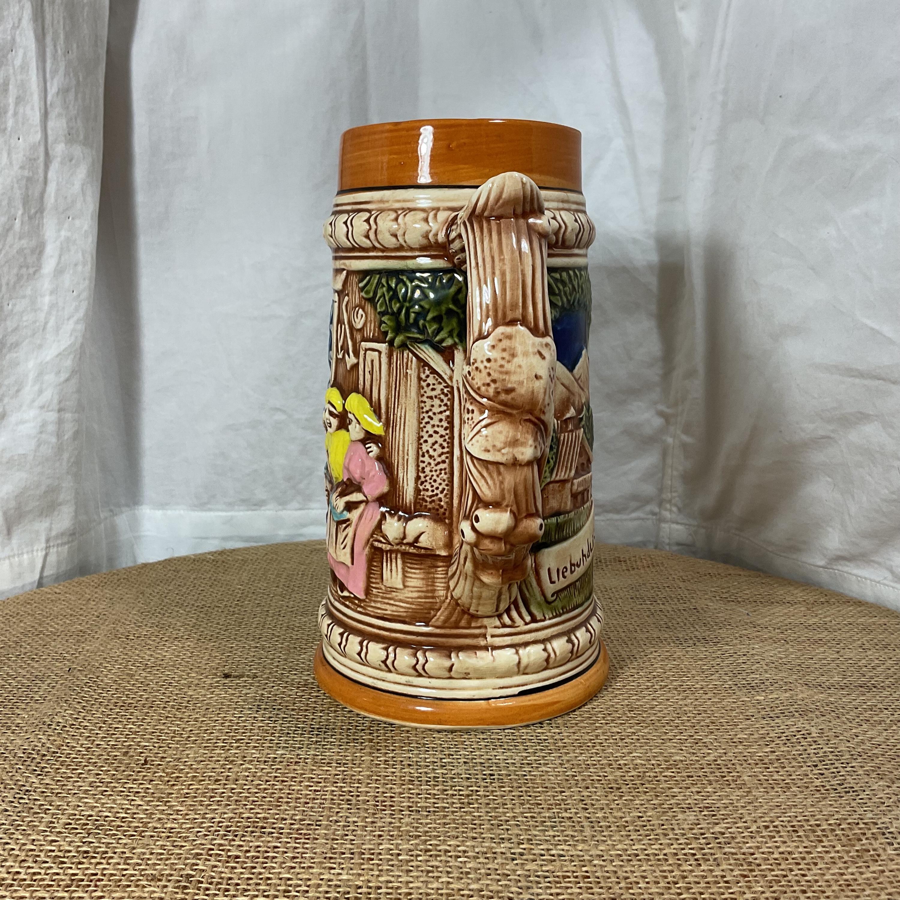 1960 年代のヴィンテージの日本製陶器製ビールジョッキ。 - Etsy 日本