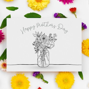 Tarjeta imprimible del Día de la Madre