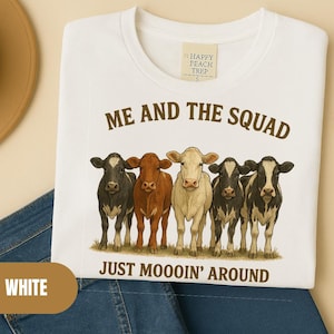Cow Patchwork Shirt, Farm Aesthetic Tee, Cute Cow Shirt, Country Girl Gift, Homestead T-Shirt, Cow Lover Gift Idea