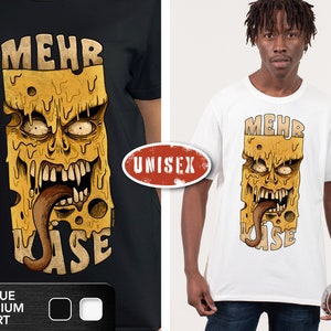 T-Shirt - Cheese Monster - More Cheese! - Must have for every cheese fan - premium shirt