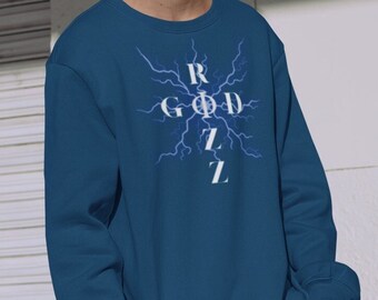 Rizz God Graphic Sweatshirt: Unisex Cotton-Blend Pullover