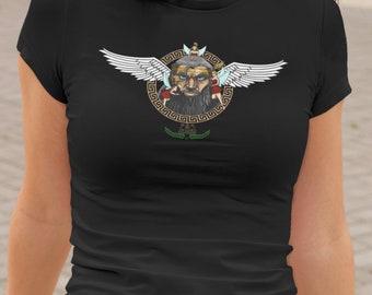 Rizz God Graphic Tee: Greek Mythology Inspired T-Shirt
