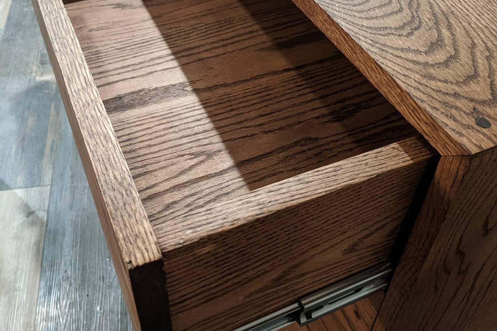 Custom Modern Oak Vanity Custom Vanity Maker Midcentury Etsy