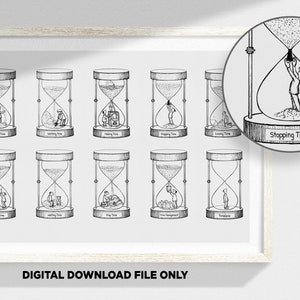 Cartoon Strip, Digital File - Time Series (English)