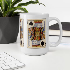 King of Spades Coffee Mug | Poker Mug | Playing Card Mug